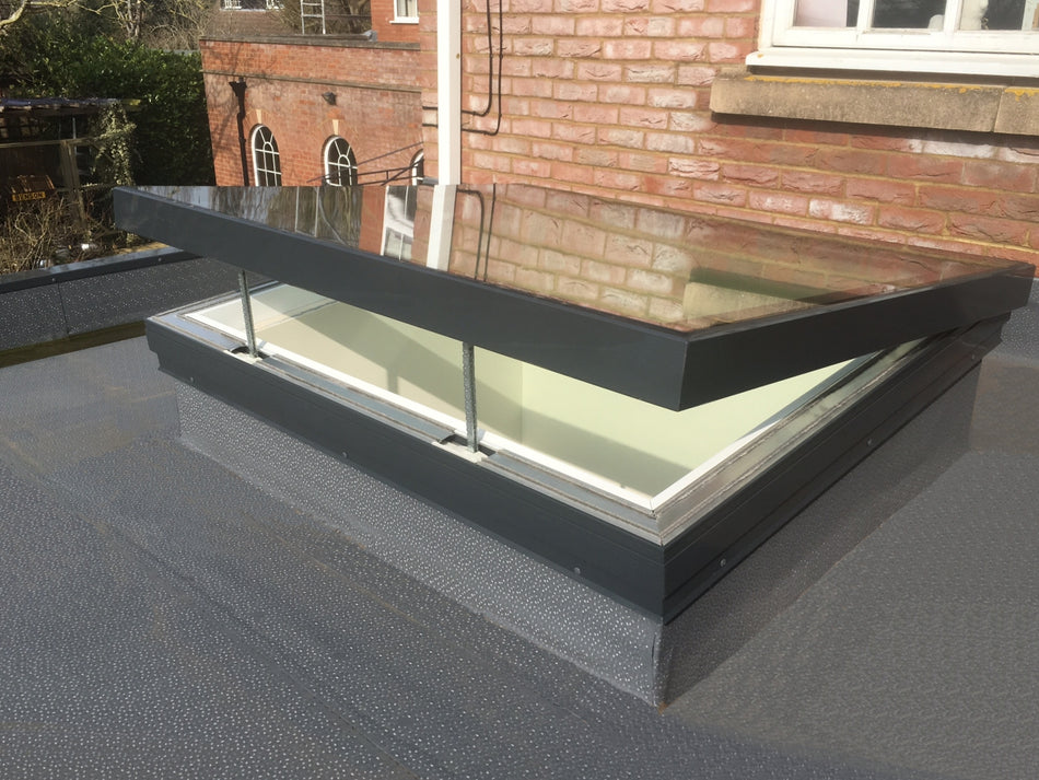 Astroglaze Electric Hinged Laminated Glass Rooflight