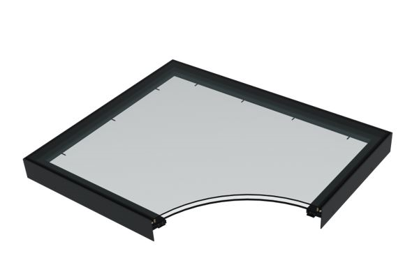 Whitesales em.glaze Resi Flat Glass Rooflight to Suit Builders Kerb