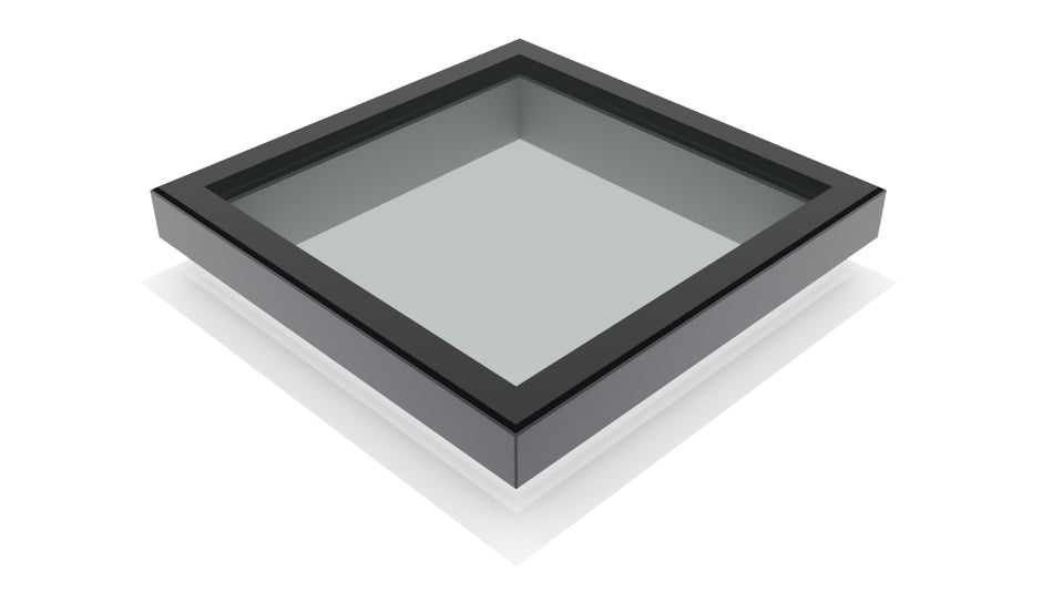 Lunaglaze ALU Fixed Glass Rooflight with PVC Kerb