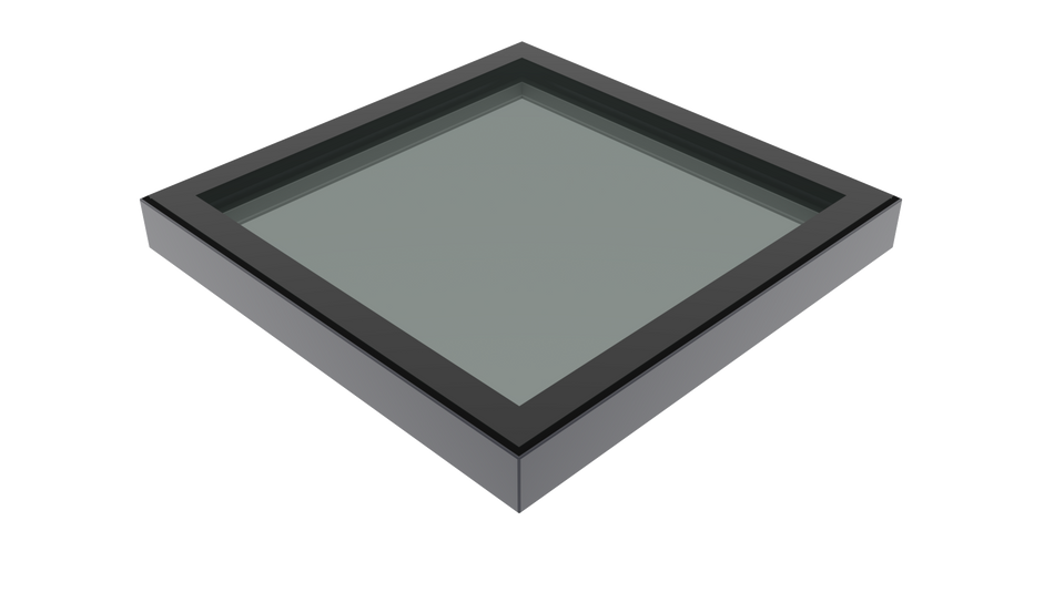 Lunaglaze ALU Fixed Glass Rooflight Top Only