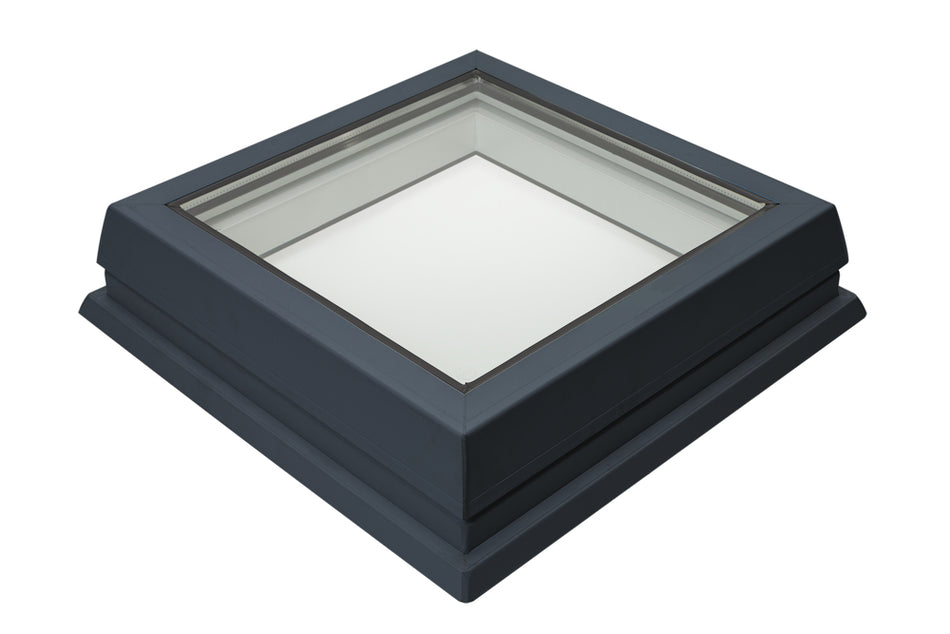 Lunaglaze Grey Fixed Glass Rooflight to Suit a Builders Kerb