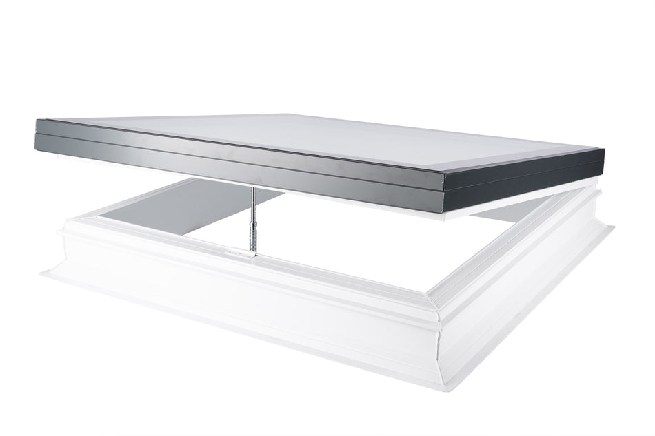 Coxdome Lumiglaze with PVC Kerb and  Manual Hinge