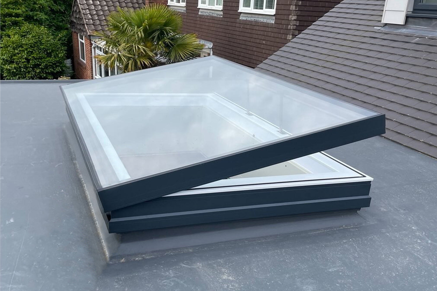 Astroglaze Electric Hinged Laminated Glass Rooflight - Rooflights & Skylights
