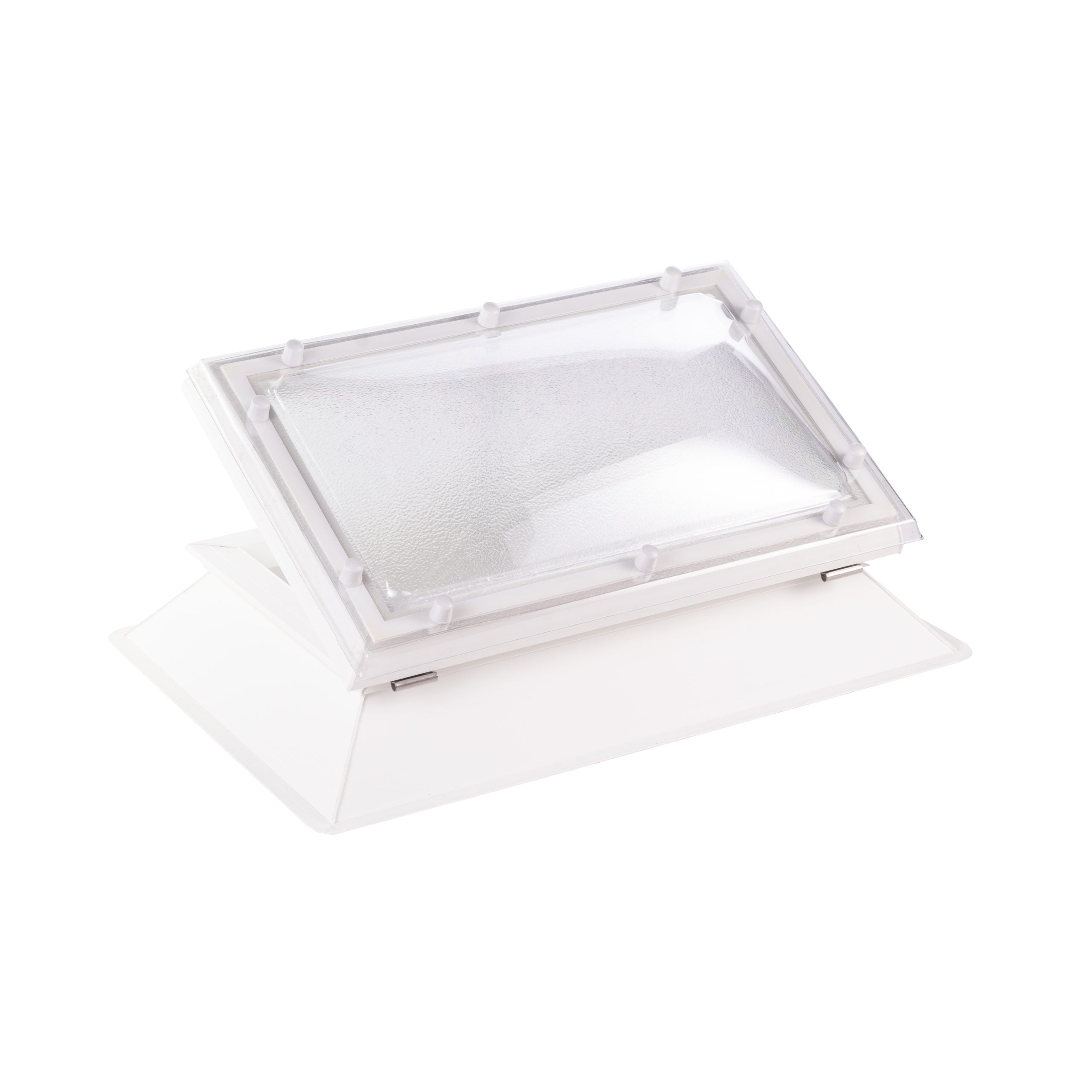 Coxdome Trade Range Dome Rooflight Manual Hinged Vent