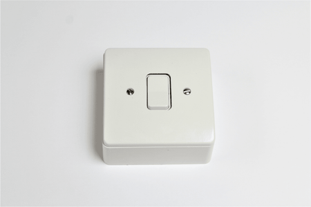230V AC to 24V DC transformer and wall mounted centre sprung rocker switch - Rooflights & Skylights