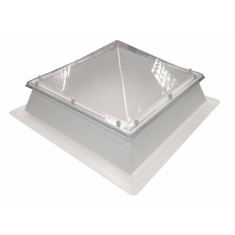 Coxdome Trade Range Polycarbonate Pyramid Rooflight Fixed PVC Kerb
