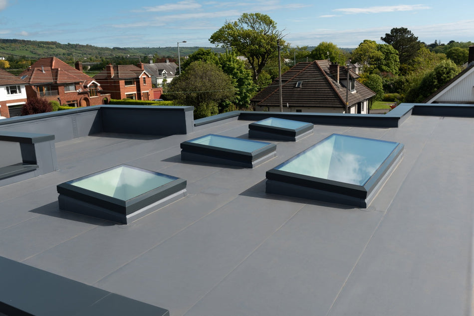 R&S Flat Glass Rooflight Top Only - Rooflights & Skylights
