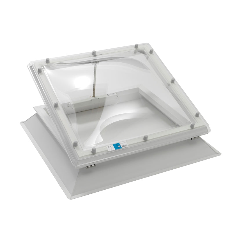 Coxdome Trade Range Dome Rooflight Electric Hinged Vent