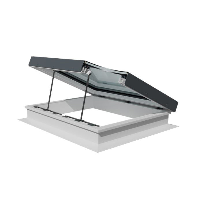 Keylite (formerly Whitesales) em.glaze Resi Flat Glass Rooflight with Vertical PVC Kerb - Rooflights & Skylights