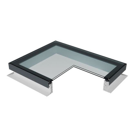 Keylite (formerly Whitesales) em.glaze Resi Flat Glass Rooflight with Vertical PVC Kerb - Rooflights & Skylights